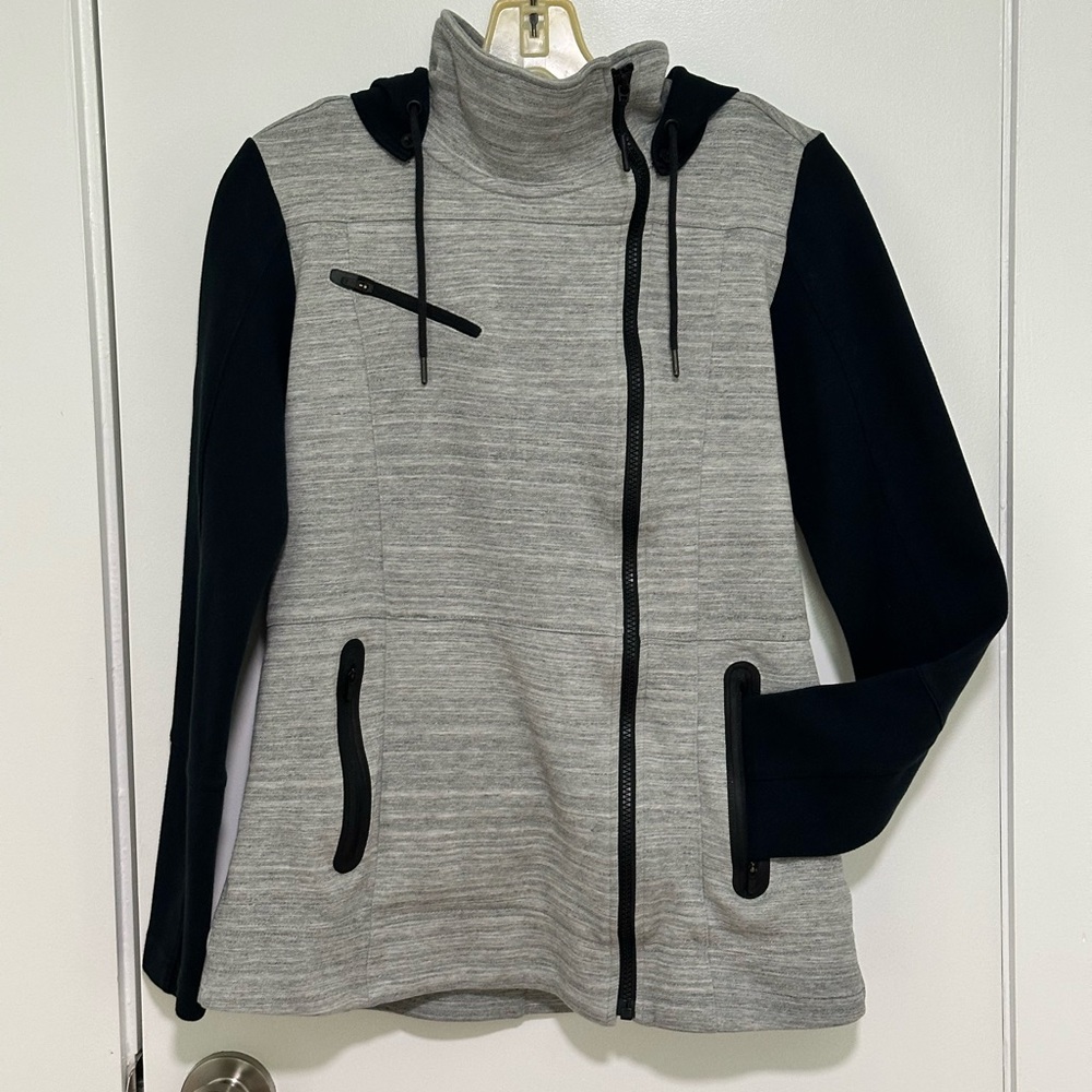 Hurley Phantom Full-Zip Hoodie Jacket – Gray & Black – XS